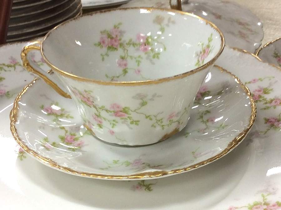 H2997 Flat Cup & Saucer Set by Haviland-1