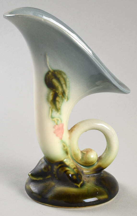 Woodland Blue Green (Glossy) Cornucopia by Hull-1