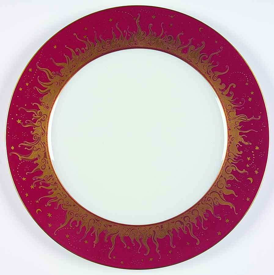 Ritz Club Pourpre (Red) Service Plate (Charger) by Haviland-1