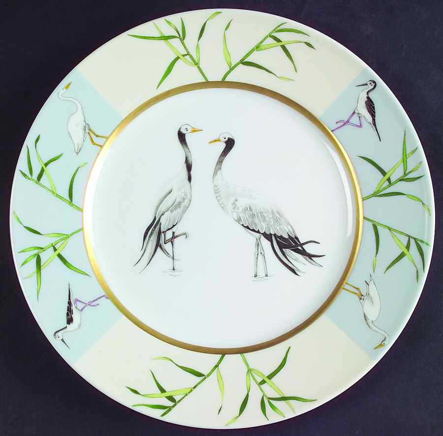 Les Matins de L'Etang Accent Dessert Luncheon Plate by Hermes-1