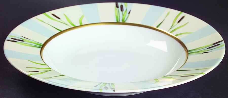 Les Matins de L'Etang Large Rim Soup Bowl by Hermes-1