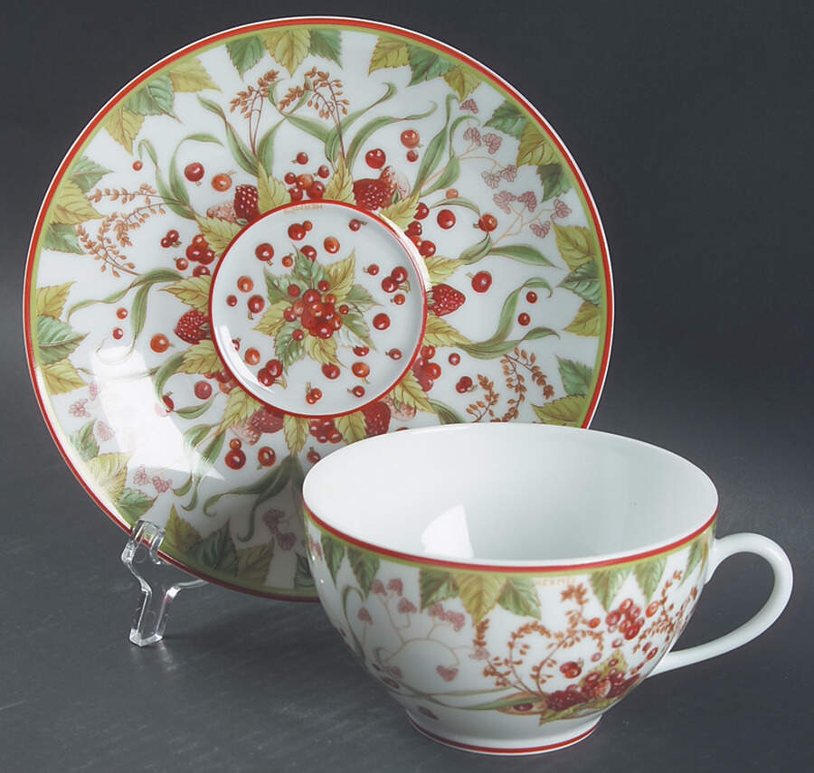 Le Jardin de Pythagore Breakfast Cup & Saucer Set by Hermes-1