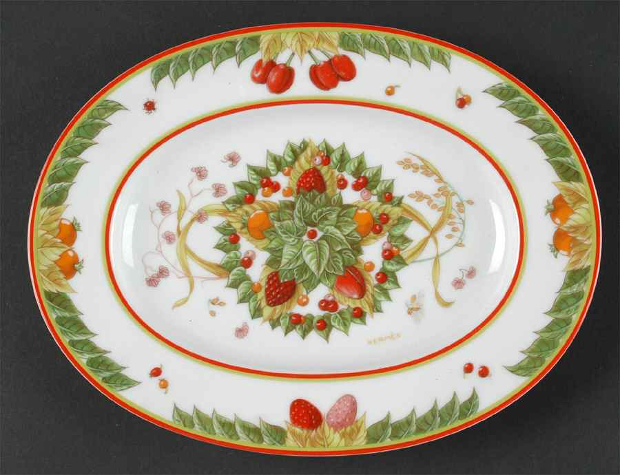 Le Jardin de Pythagore Pickle Dish by Hermes-1