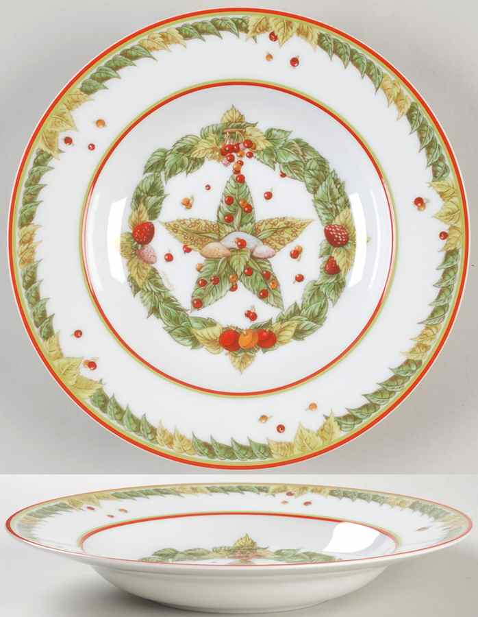 Le Jardin de Pythagore Rim Soup Bowl by Hermes-1