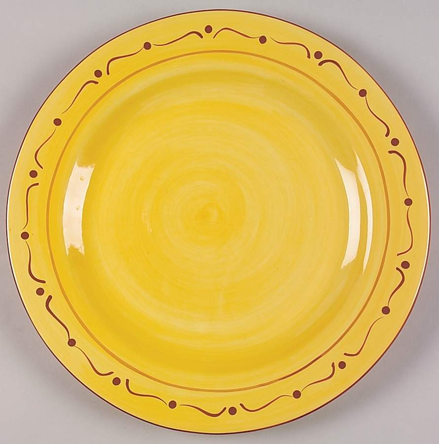 Around the Orchard Large Accent Dinner Plate by Home-1