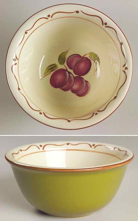 Around the Orchard Fruit/Dessert (Sauce) Bowl by Home-1