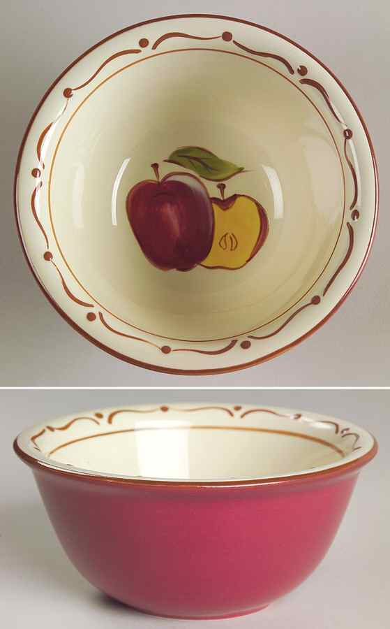 Around the Orchard Fruit/Dessert (Sauce) Bowl by Home-1