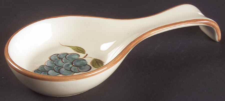Around the Orchard Spoon Rest/Holder (Holds 1 Spoon) by Home-1