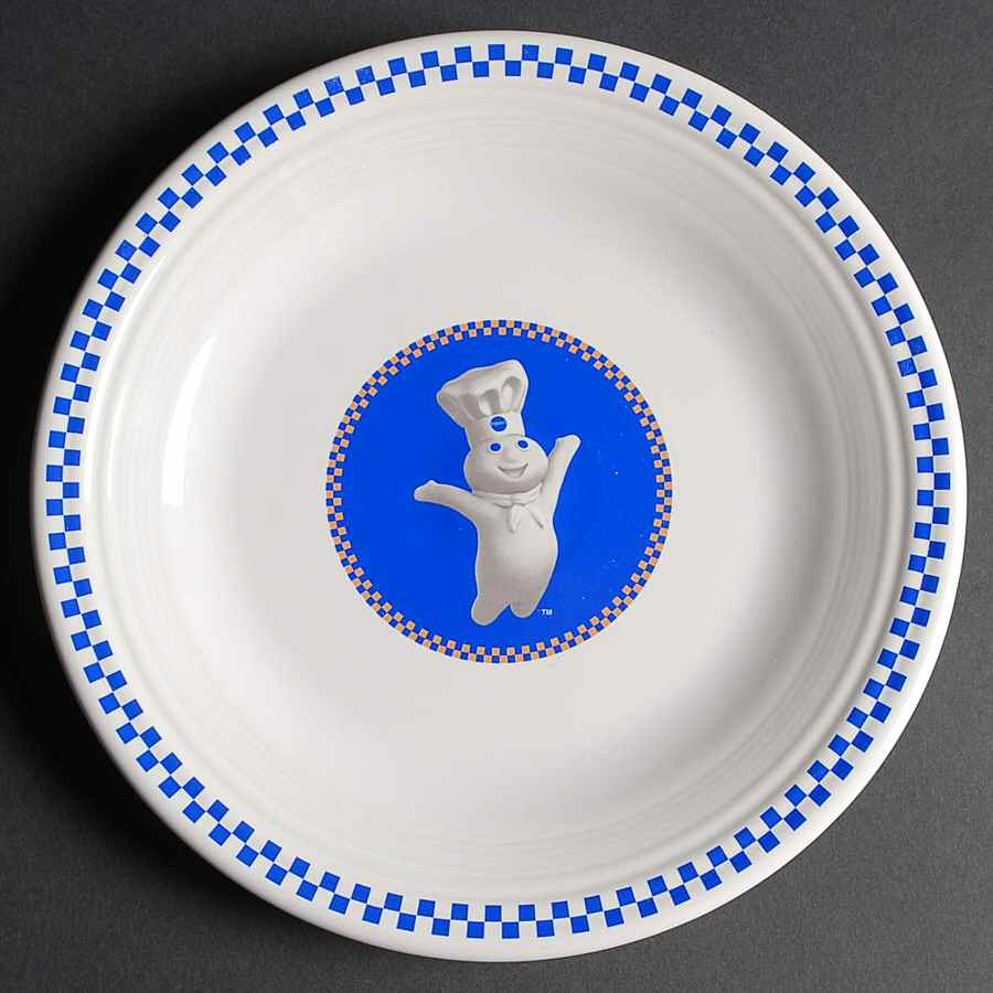 Fiesta Pillsbury Doughboy Dinner Plate by Homer Laughlin -1