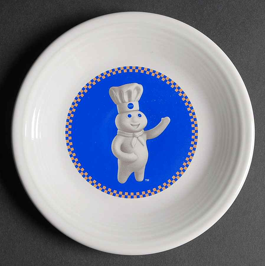 Fiesta Pillsbury Doughboy Salad Plate by Homer Laughlin -1