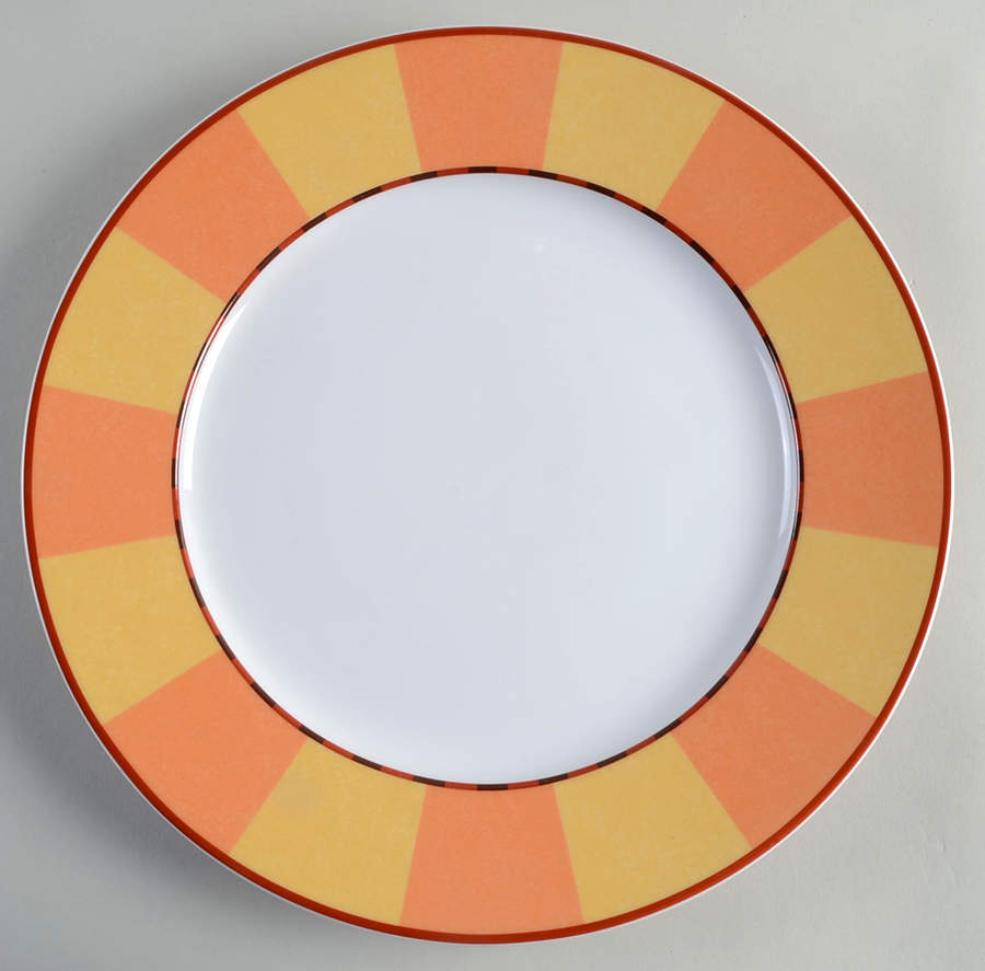 Africa Yellow-Orange Service Plate (Charger) by Hermes-1