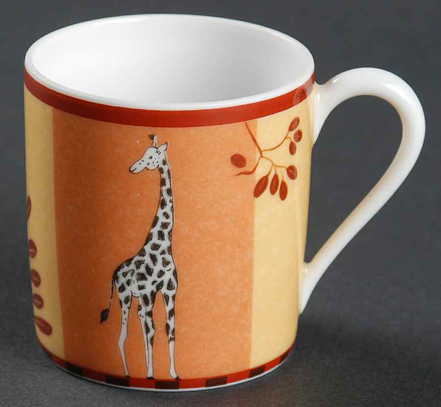 Africa Yellow-Orange Espresso Cup by Hermes-1