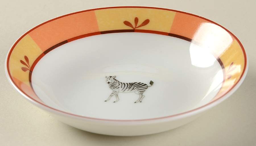 Africa Yellow-Orange Bone Dish by Hermes-1