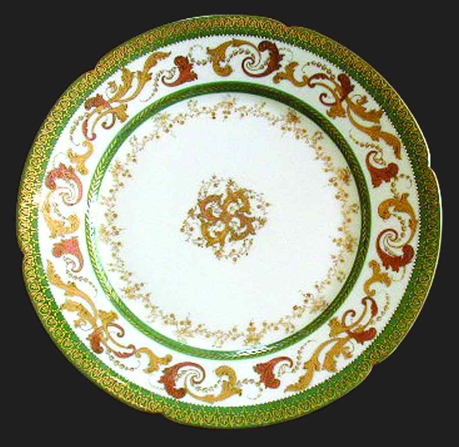 Schleiger 628-3 Luncheon Plate by Haviland-1