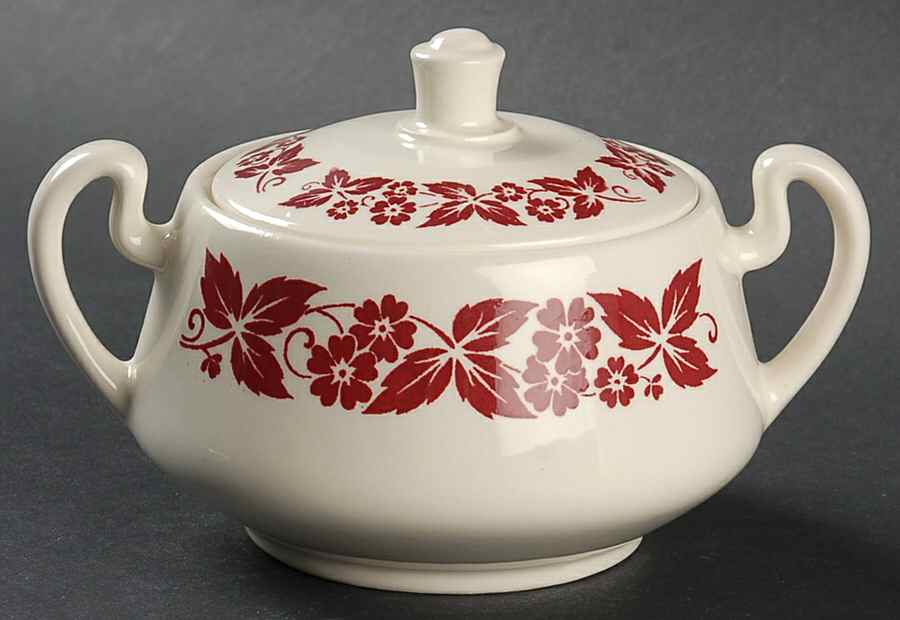 HLC2448 Sugar Bowl & Lid by Homer Laughlin -1