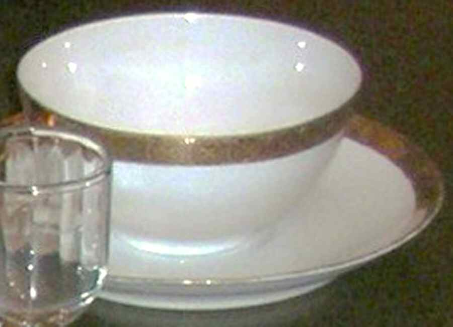 HUT1416 Gravy Boat with Attached Underplate by Hutschenreuther-1