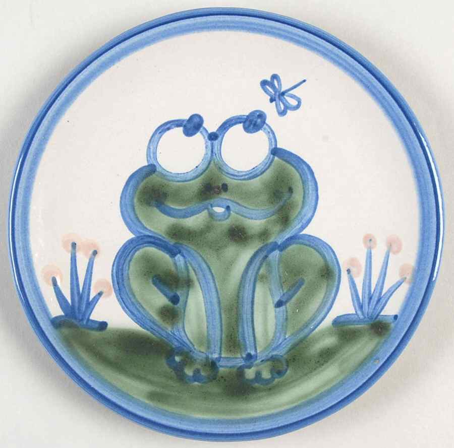 Frog Bread & Butter Plate by M A Hadley-1