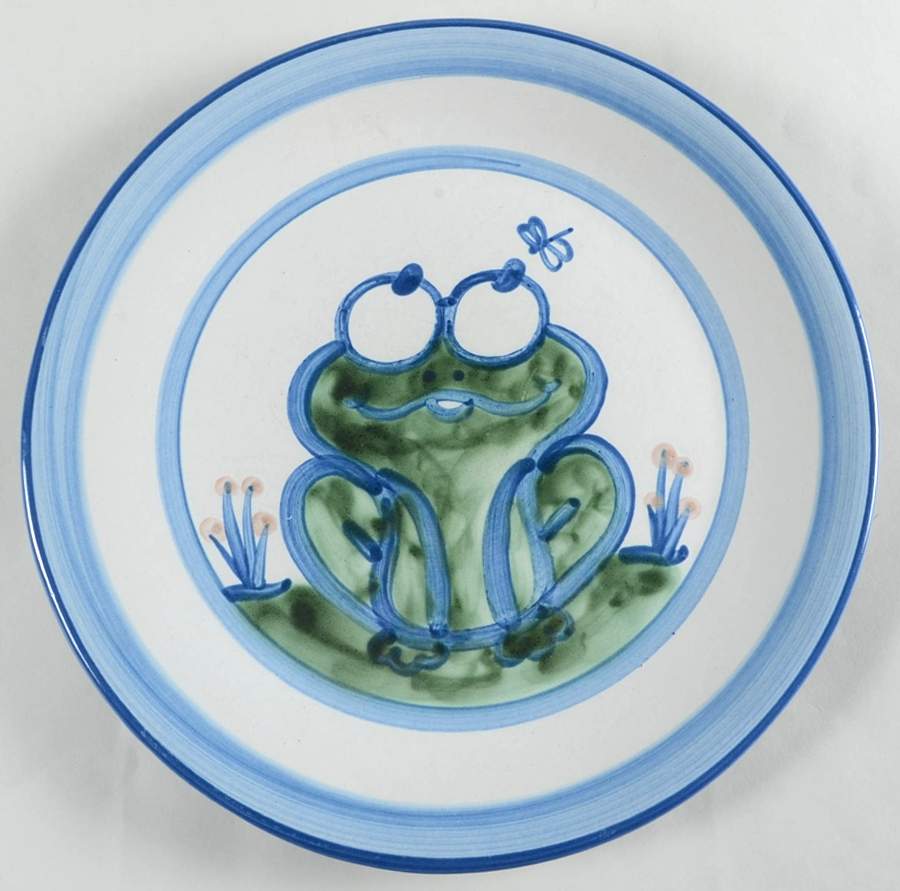 Frog Dinner Plate by M A Hadley-1