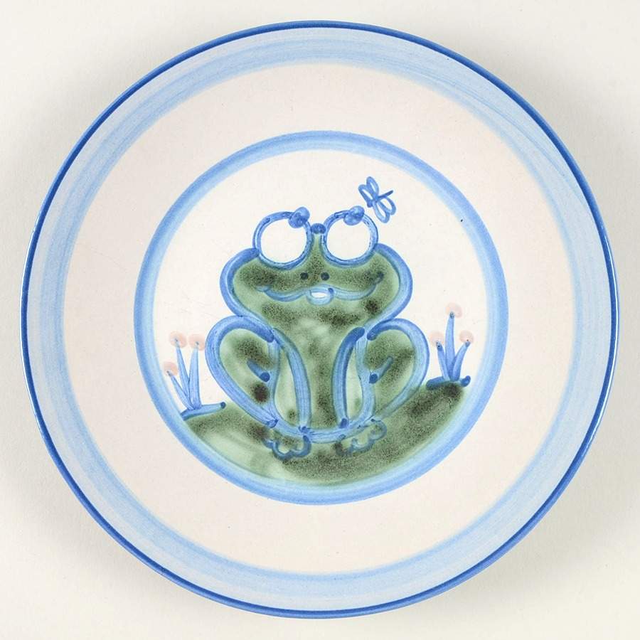 Frog Luncheon Plate by M A Hadley-1