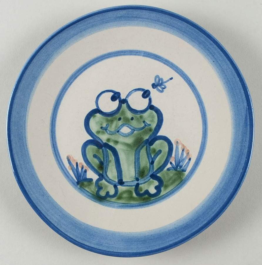 Frog Salad/Dessert Plate by M A Hadley-1