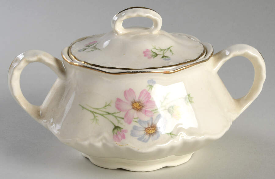 R9724 Sugar Bowl & Lid by Homer Laughlin -1