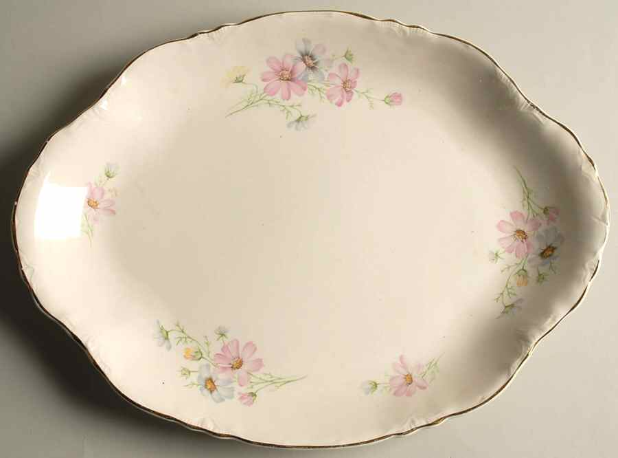 R9724 15" Oval Serving Platter by Homer Laughlin -1