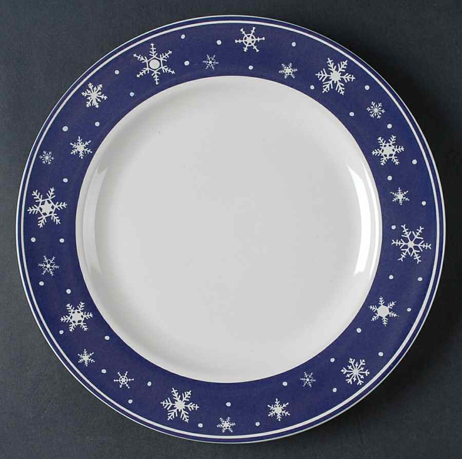 Holiday Snowman Dinner Plate by Home Accents-1