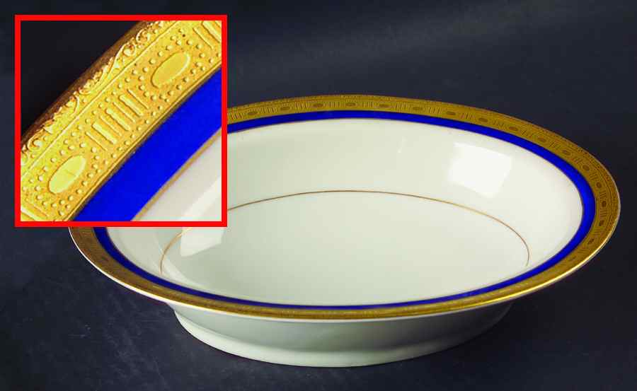 H3067 9" Oval Vegetable Bowl by Haviland-1