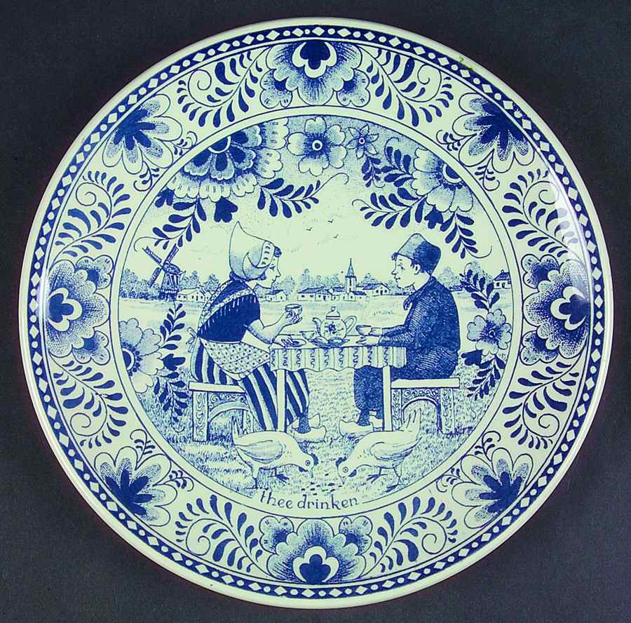 Delfts Blauw 8" Wall Plate by Holland-1