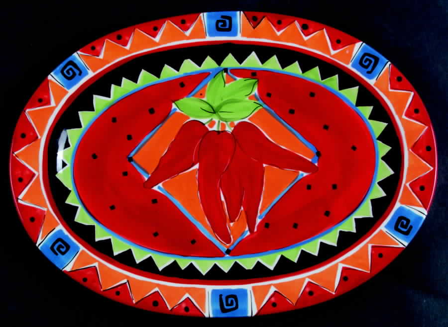 HAU19 16" Oval Serving Platter by Hausenware-1
