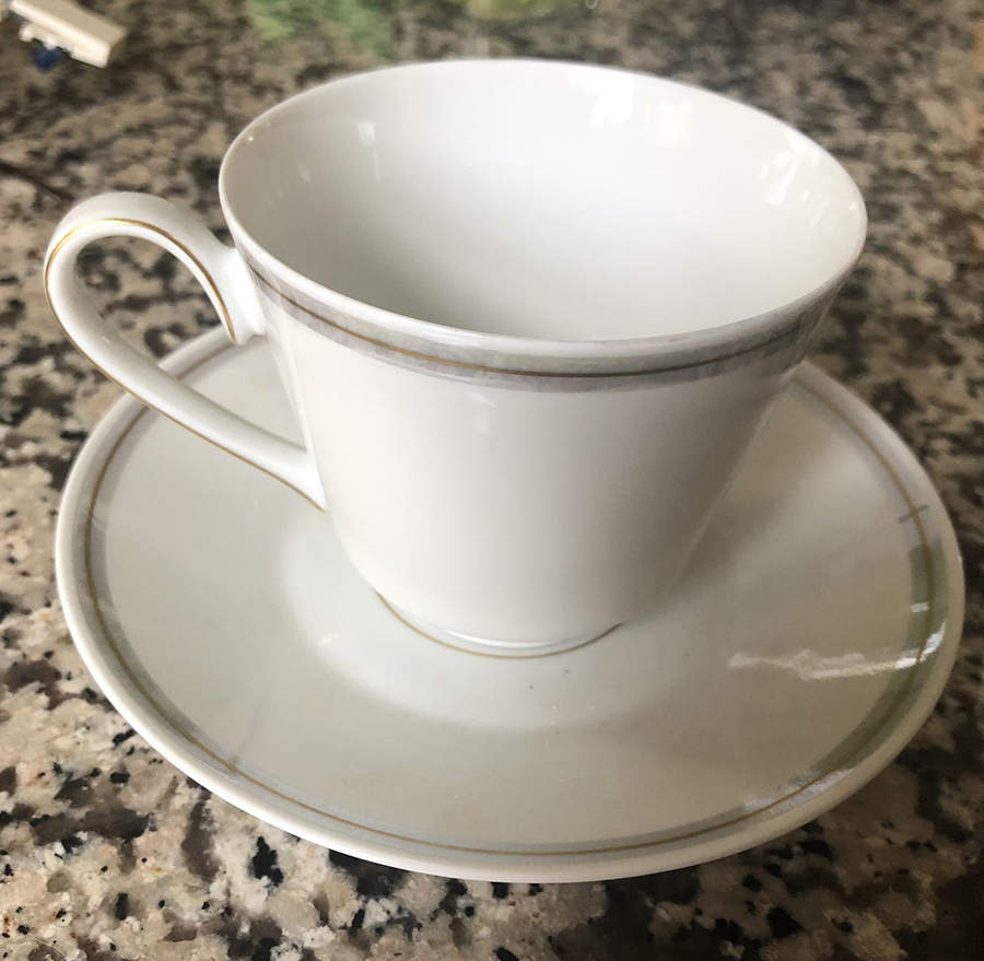 19494 Flat Cup & Saucer Set by Heinrich - H&C-1
