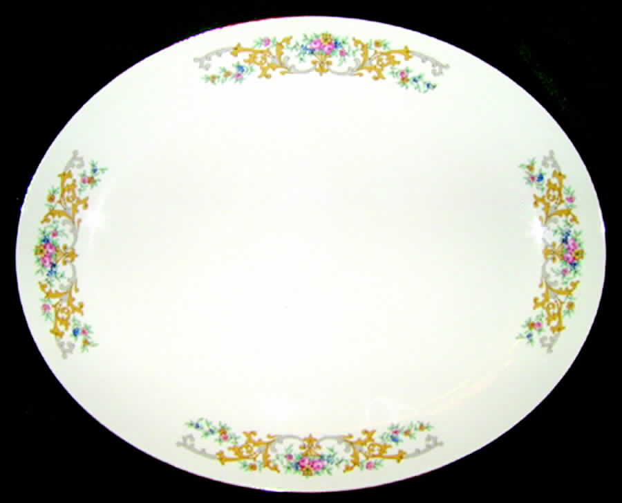 HLC2456 14" Oval Serving Platter by Homer Laughlin -1