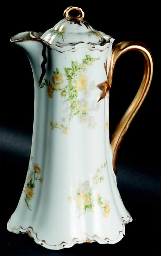 Schleiger 261-7 Chocolate Pot & Lid by Haviland-1