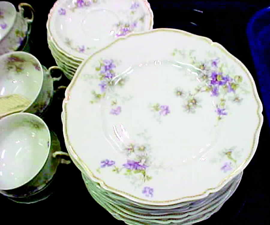 Schleiger 331-8 Dinner Plate by Haviland-1