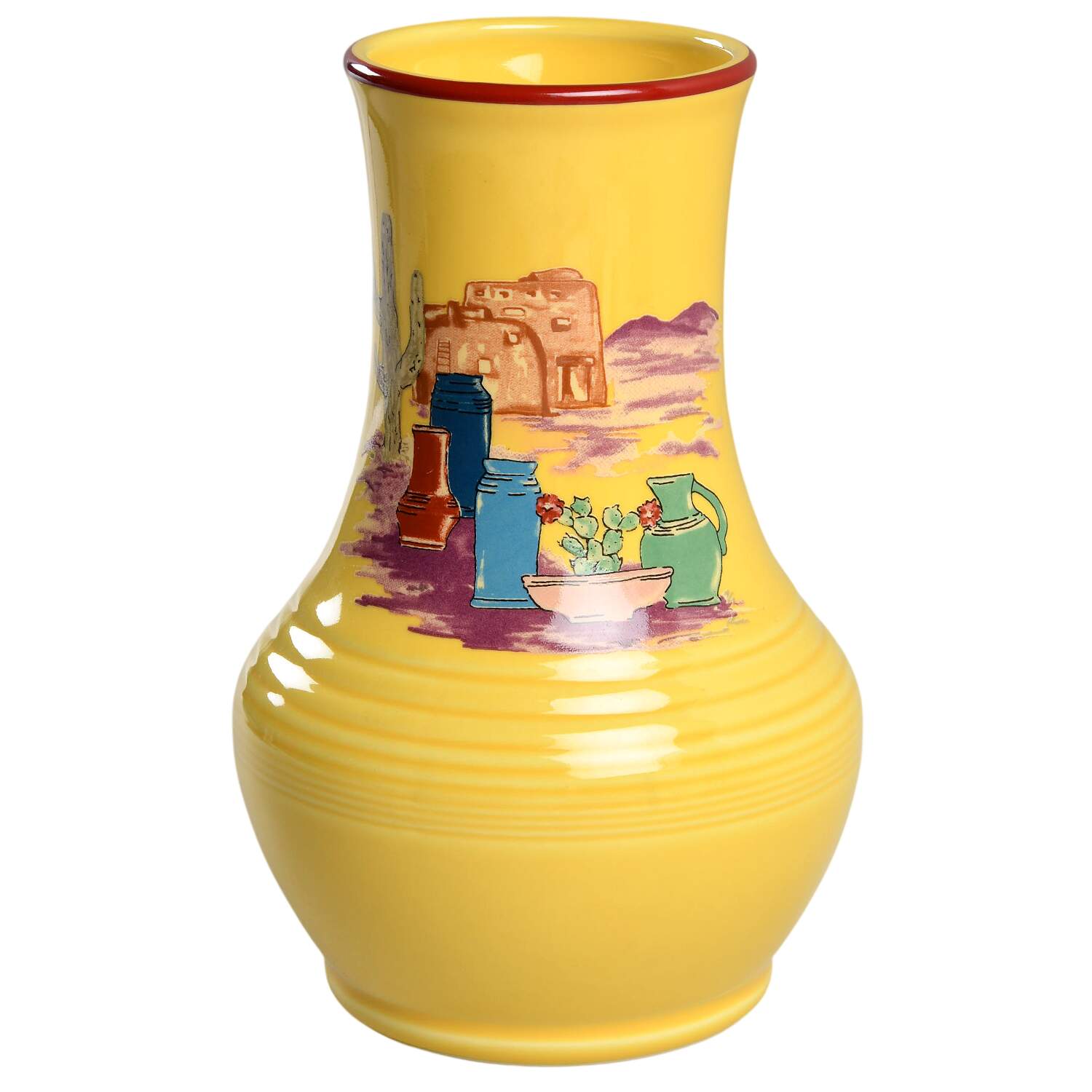 Fiesta Fiestacana 7" Vase by Homer Laughlin -1
