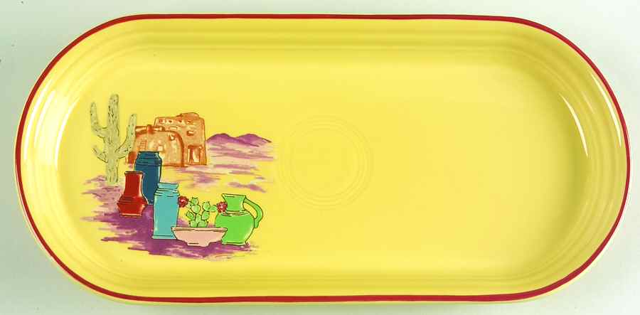 Fiesta Fiestacana Bread Tray by Homer Laughlin -1