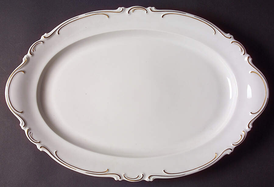 HC890 16" Oval Serving Platter by Heinrich - H&C-1