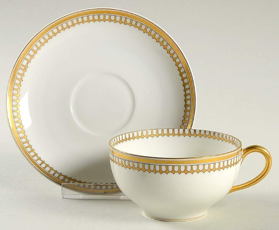 Schleiger 278-1 Flat Cup & Saucer Set by Haviland-1