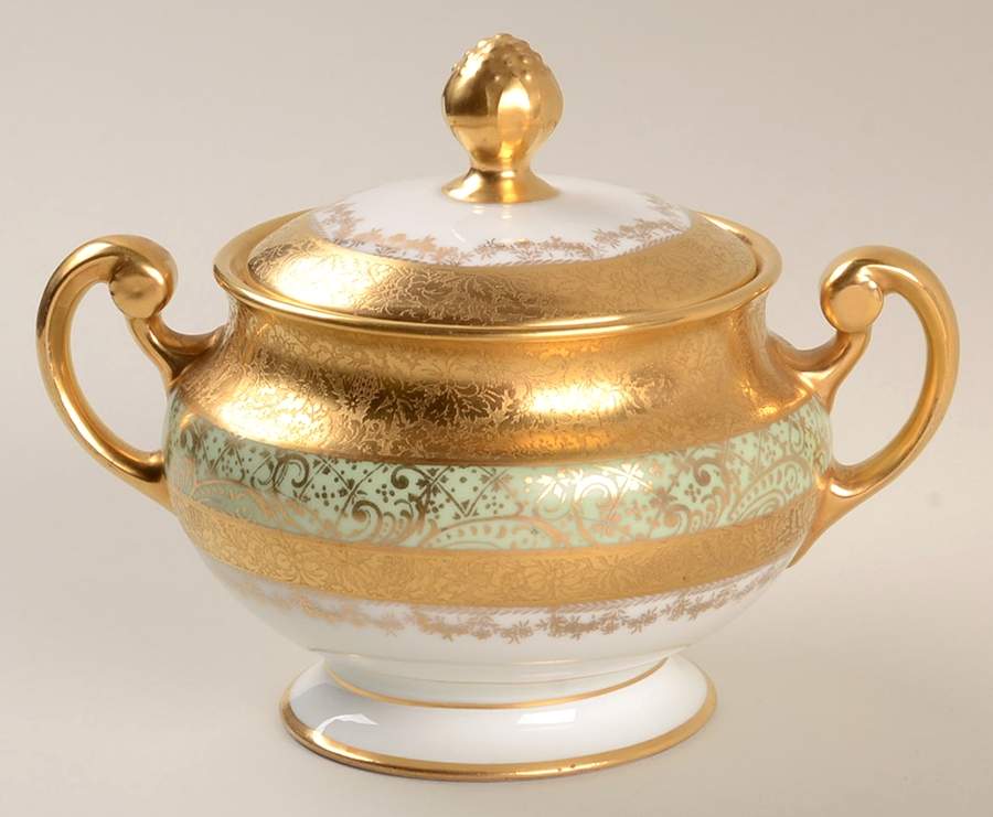 HUT1433 Sugar Bowl & Lid by Hutschenreuther-1