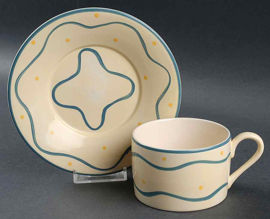 HFN1 Flat Cup & Saucer Set by Homefront-1