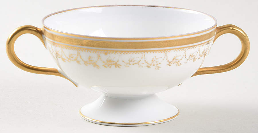 Schleiger 780-1 Footed Cream Soup Bowl by Haviland-1