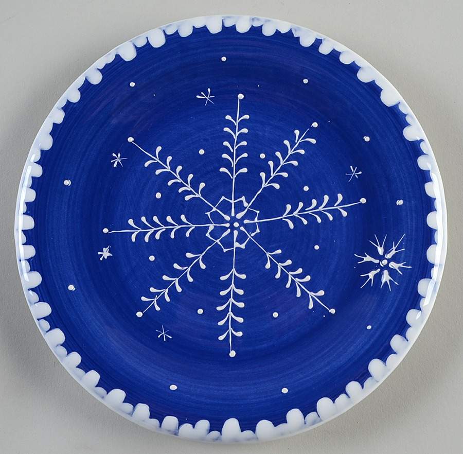Icicles Salad Plate by Hausenware-1