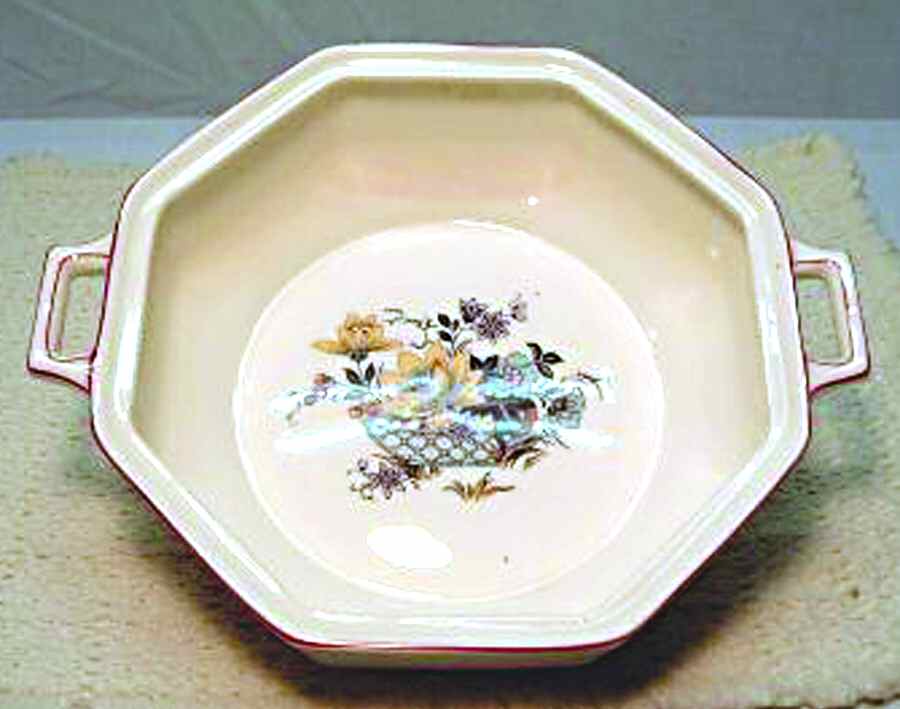 HLC3530 Octagonal Vegetable No Lid by Homer Laughlin -1
