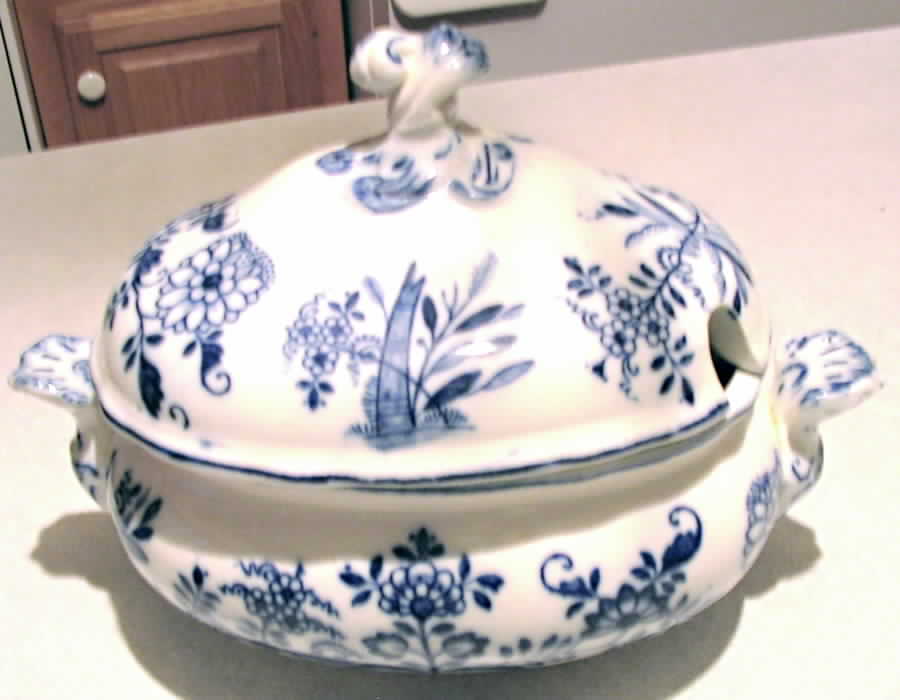 Dresden Tureen &  Lid by Sampson Hancock & Sons-1