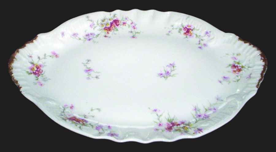 H3126 14" Oval Serving Platter by Haviland-1