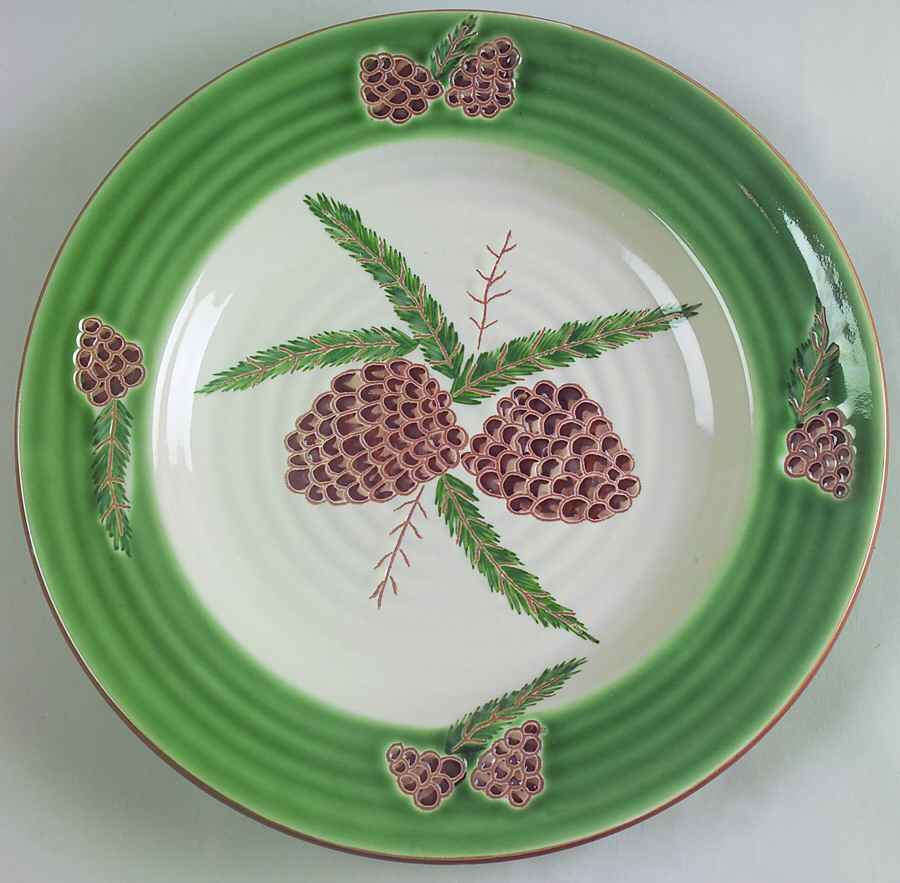 Pine Cone Dinner Plate by Hampton Forge-1