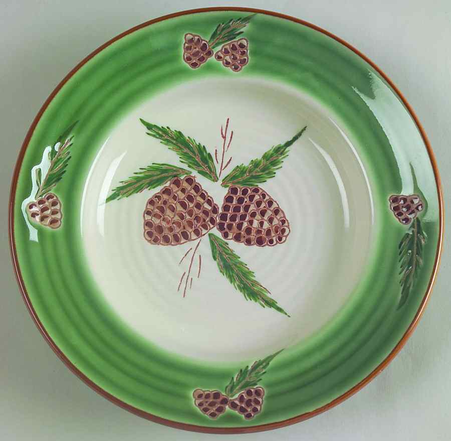 Pine Cone Salad Plate by Hampton Forge-1