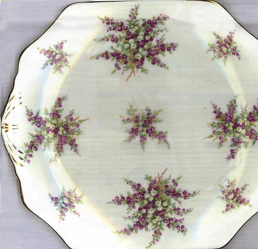 4060 Square Handled Cake Plate by Hammersley-1
