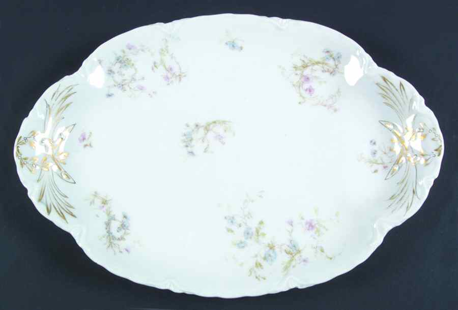 Schleiger 71-3 13" Oval Serving Platter by Haviland-1