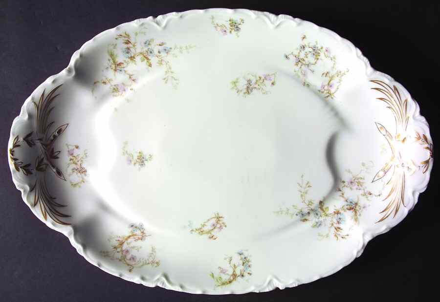 Schleiger 71-3 17" Oval Serving Platter by Haviland-1